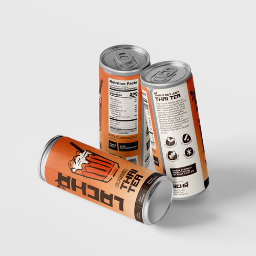 Lacha Thai Iced Tea – 12 Pack (12 oz Cans)